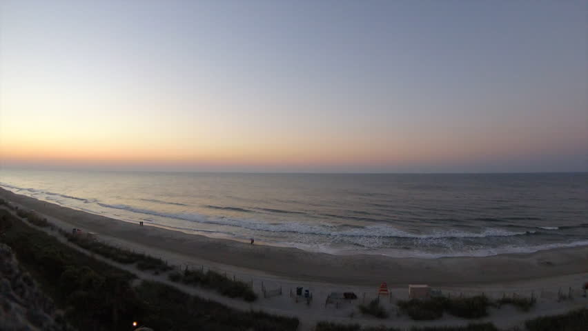 Beautiful timelapse of the sun rising over Myrtle Beach, SC in the USA.