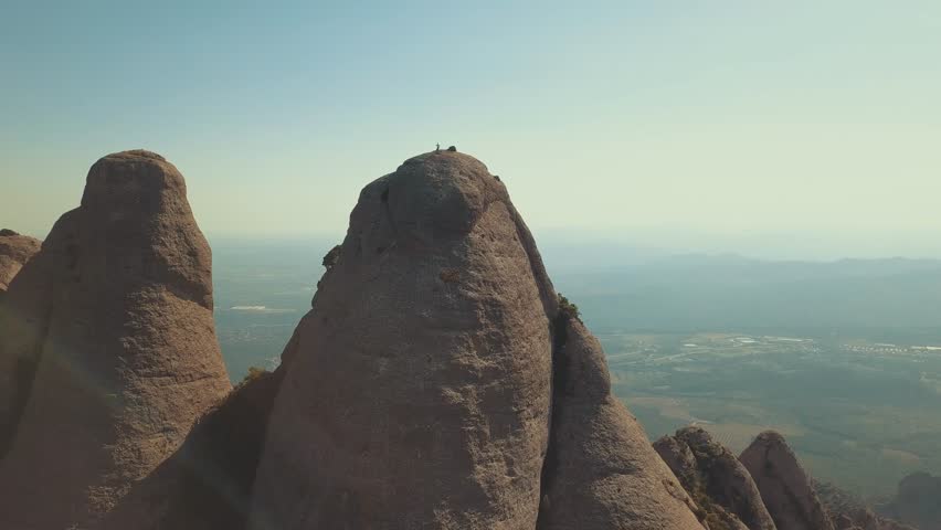 Montserrat is a mountain situated at 50km to the north-east of the city of Barcelona.