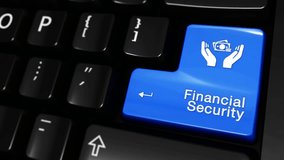 63. Financial Security Moving Motion On Blue Enter Button On Modern Computer Keyboard with Text and icon Labeled. Selected Focus Key is Pressing Animation. Banking Business Concept - Powered by Shutterstock - Get 15% off with code: PIKWIZARD15
