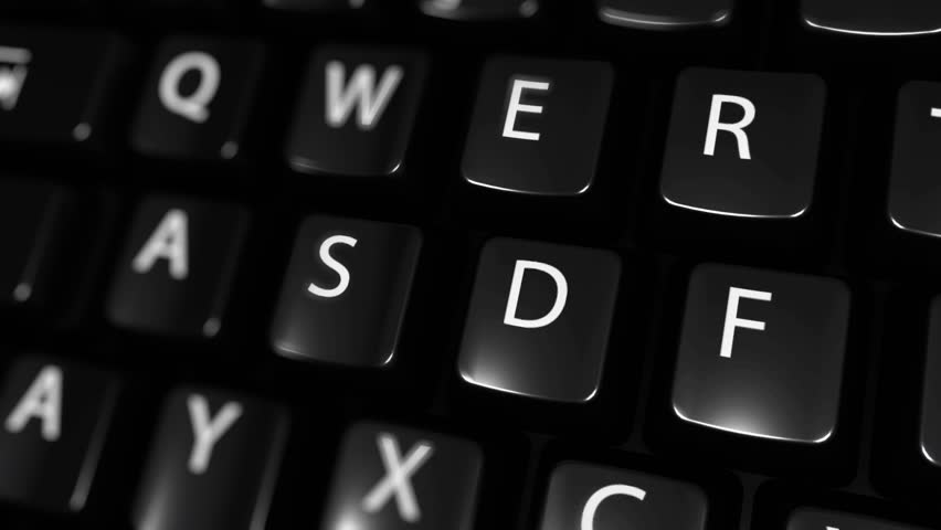 46. Paperless Moving Motion On Green Enter Button On Modern Computer Keyboard with Text and icon Labeled. Selected Focus Key is Pressing Animation.