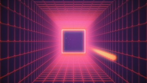 Retro Wave Shiny Grid VJ Loop - a cool retro motion graphic with VHS style that will be perfect in your next retro parties. You can use this unique clip in business videos, commercials and statistic