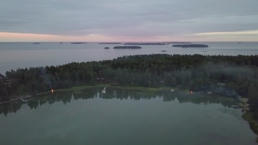 Burning bonfires to celebrate midsummer, the celebration of the longest day and light, is a finnish tradition.