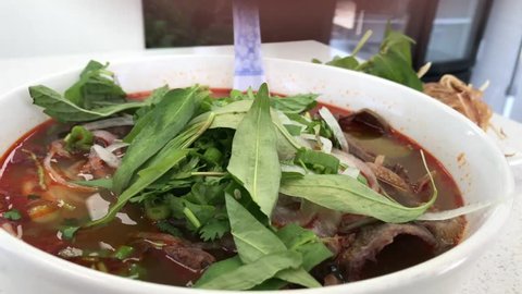 Bun Bo Hue Stock Video Footage 4k And Hd Video Clips Shutterstock