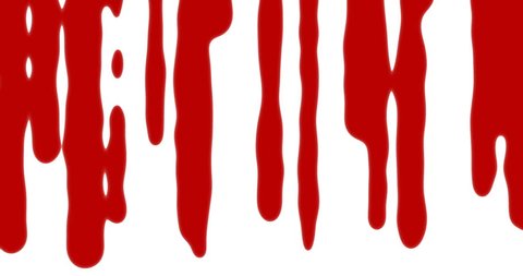 animation - red blood transition pattern background. 4k video