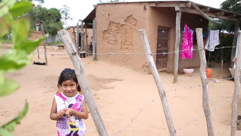 San Isidro del Espino/Bolivia-April 2017: Kids in rural Bolivia