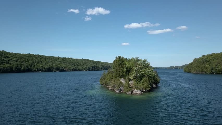 Island on Lake in Ontario