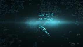 Logo of the money of India. Animation sign rupee - Powered by Shutterstock - Get 15% off with code: PIKWIZARD15