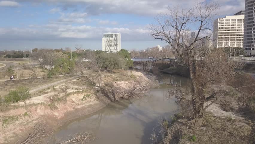 river Houston Drone