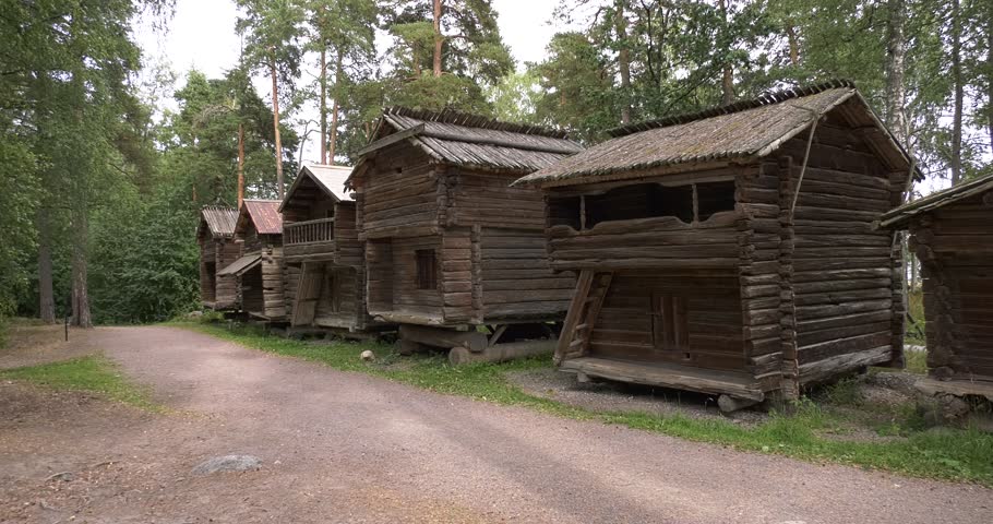 4K high quality summer day video of Helsinki Seurasaari Island surrounded by Baltic Sea, its park, open-air museum, historical buildings and attractions, in capital of Finland Suomi, northern Europe