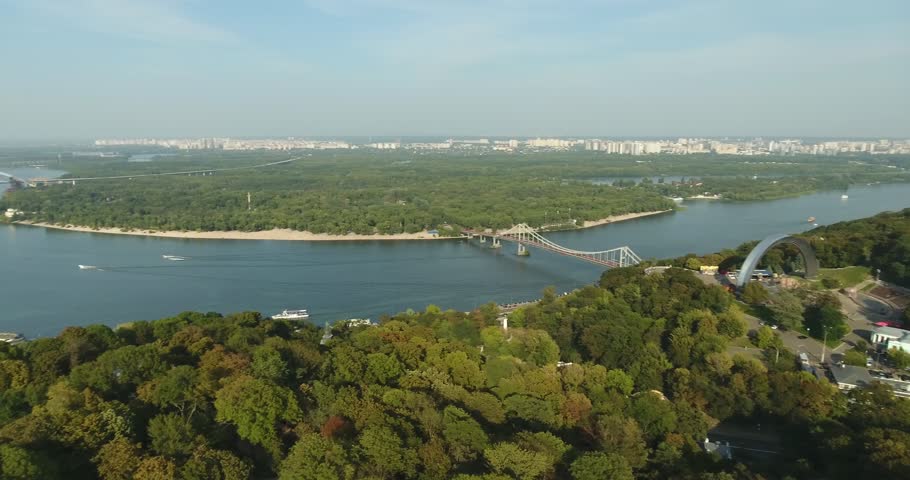 Panorama Of Kiev Building Landscape