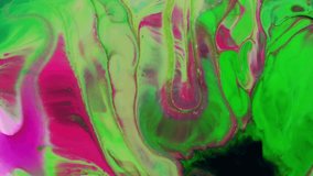 1920x1080 25 Fps. Very Nice Abstract Colour Design Colorful Swirl Texture Background Marbling Video.