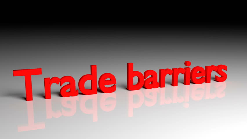 Trade barriers. Barriers to trade. Trading Barriers of LG. Barriers for texts.