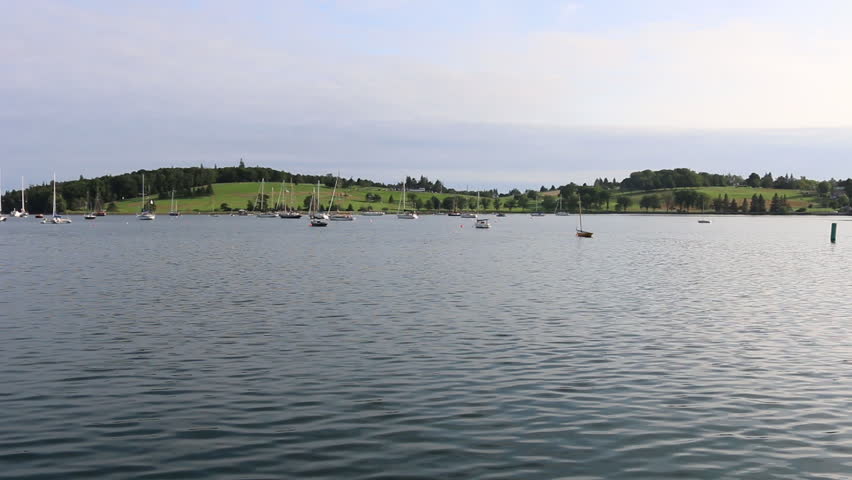 Boats in Lunenburg Harbour - Nova Scotia, Canada