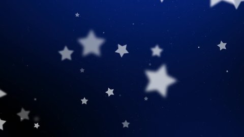 animated blue and silver stars