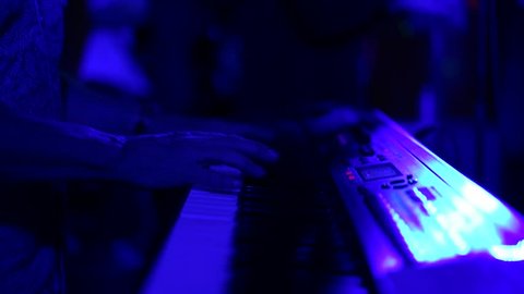 Festival Keyboard in Slow Motion