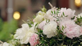 Wedding Flower Decorations / 4K Video