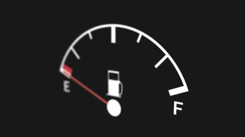 Vehicle Fuel Gauge Moving Up Stock Footage Video 100 Royalty Free 1017217435 Shutterstock