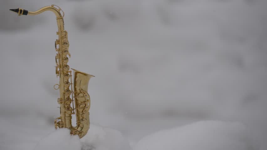 Обидин саксофон. Саксофон на снегу. Зимний саксофон. Зима саксофон мосты. Зима саксофон картинки.