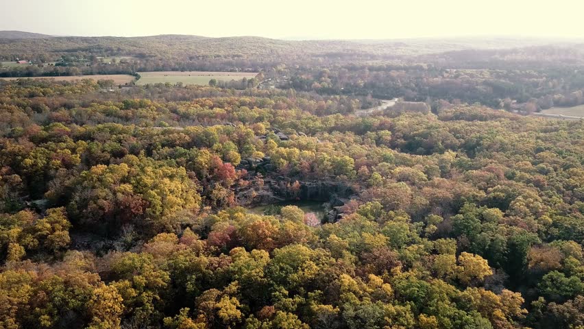 Aerial drone footage of Elephant Rocks