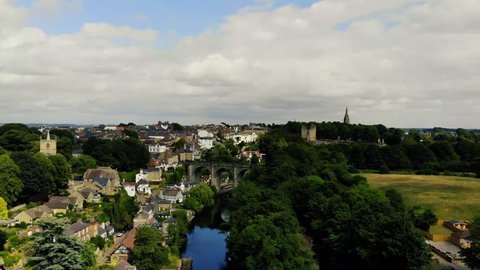The City of Knaresborough, Harrogate in a Summer Hot Day perfect for walks