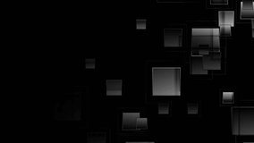 Abstract black glossy squares geometric motion background. Seamless loop. Video animation Ultra HD 4K 3840x2160