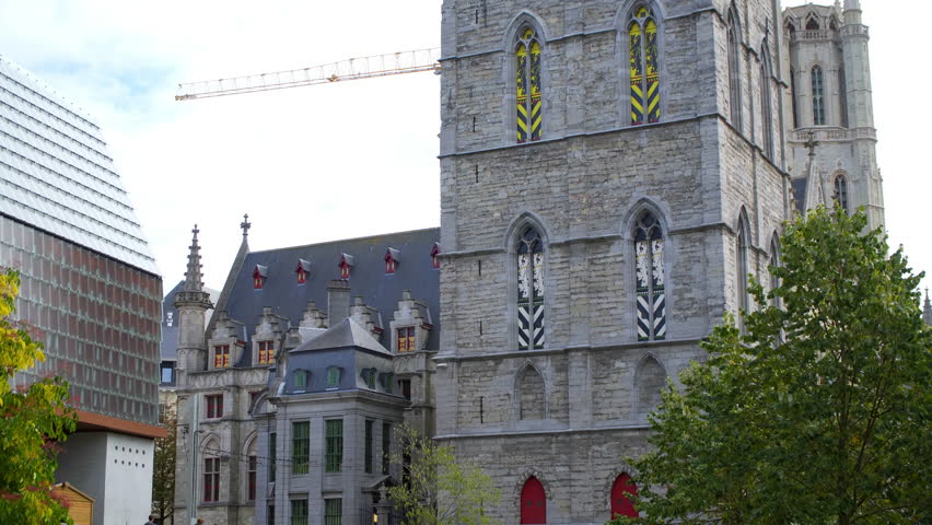 Belgium Ghent beautiful views of the city.