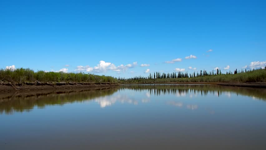 river boat tour down the Mackenzie river