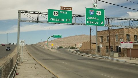  USA - Mexico boundary, May 22, 2016:
U.S.A. - Mexico Border, El Paso and Ciudad Juarez Border