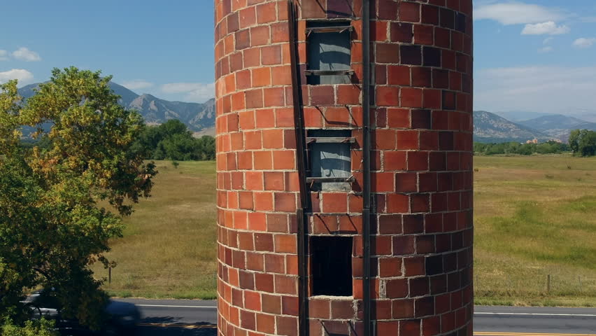 Silo and Flatirons Boulder Colorado