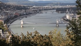 BUDAPEST/HUNGARY – 25 SEPTEMBER, 2018:  Panorama of Budapest, view from above. Sunny day - Powered by Shutterstock - Get 15% off with code: PIKWIZARD15
