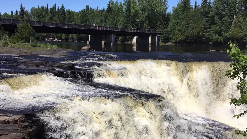time lapse footage of kakabeka falls in thunder bay ontario canada 1080