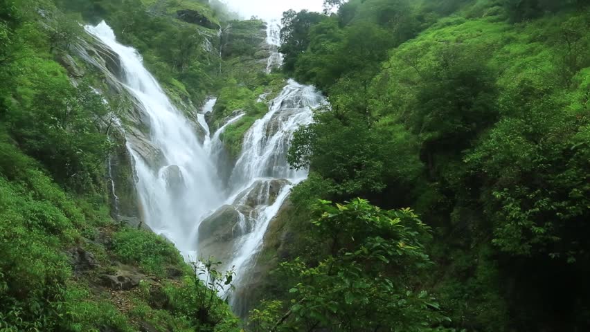 Pitugro Waterfall is the highest waterfall in Umphang Forest. Tak Province ; Thailand
