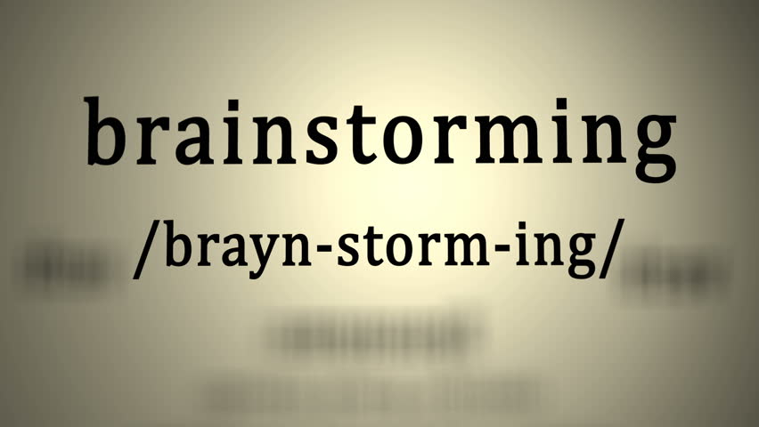 Definition: Brainstorming - Animation Royalty-Free Stock Footage #1017483769