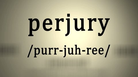Definition: Perjury - Animation