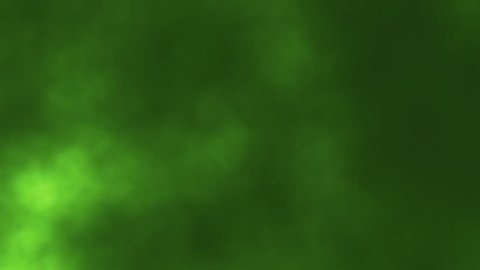 Green Stage Smoke Fog Loopable Motion Graphic Background