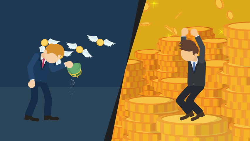Business Difference Rich Man Versus Stock Footage Video 100 Royalty Free Shutterstock