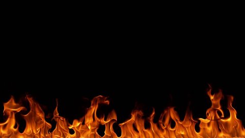Fire Line Super Slow Motion On Stock Footage Video (100% Royalty-free ...