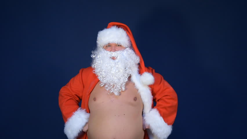 Funny Fat Santa Claus Stock Footage Video 100 Royalty Free Shutterstock