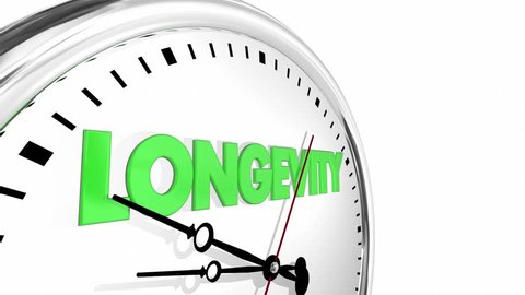 Longevity Lasting Over Time Clock 3d Animation