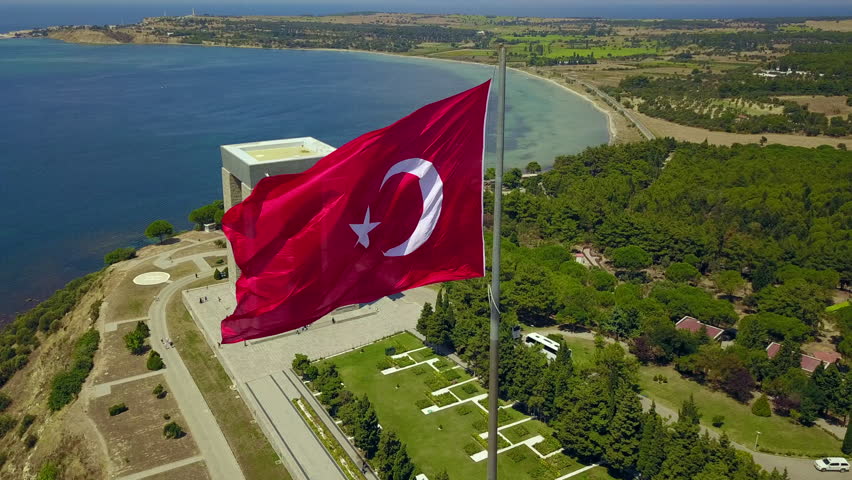 Gallipoli peninsula, where Canakkale land and sea battles took place during the first world war. Martyrs monument and Anzac Cove.