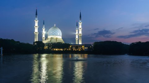 Largest Mosque Sharjah Beautiful Traditional Islamic Stock Photo ...