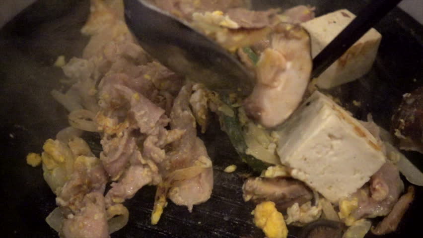 Cooking in plate