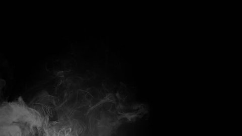 Smoky Fog Motion Video Footage Dark Background