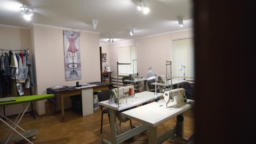Empty Designer Atelier Interior With Stock Footage Video 100 Royalty Free Shutterstock