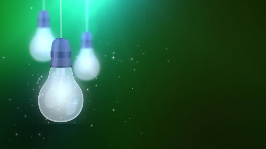 green light bulb wallpaper