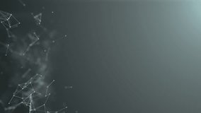 nanotechnology abstract plexus Cadet Blue color background, seamless network social media with copy space animated in perfect loop uhd 4k 3840 2160 - Powered by Shutterstock - Get 15% off with code: PIKWIZARD15