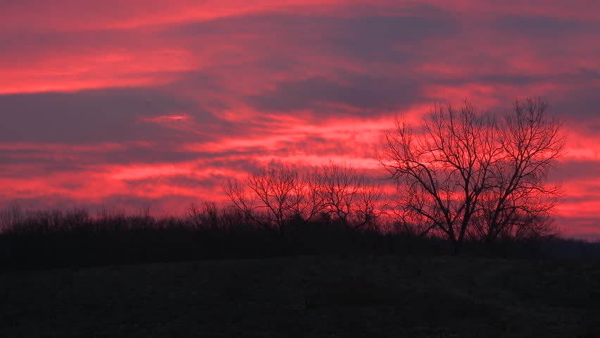 sunrise in Iowa