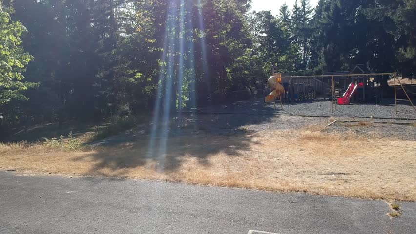 Old school in town of Youbou BC Canada. Taken with drone