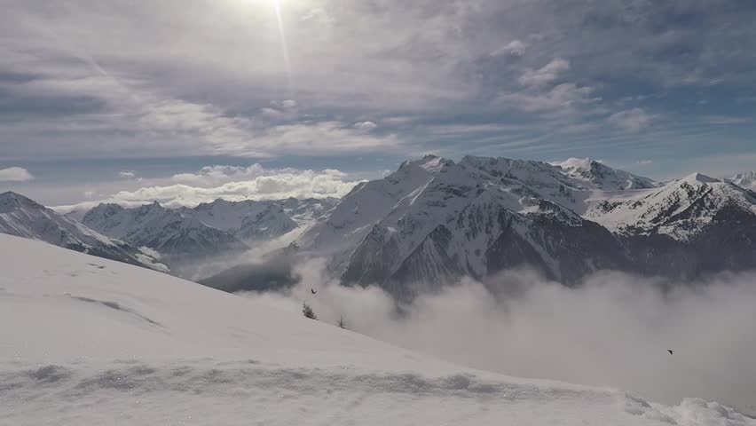 Sunny Austrian mountains 