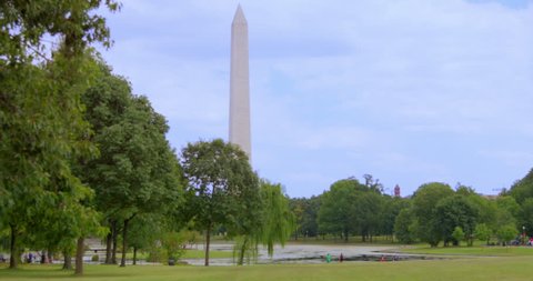 Pan Left to Right: Magnificent Washington Monument (Shot on RED)